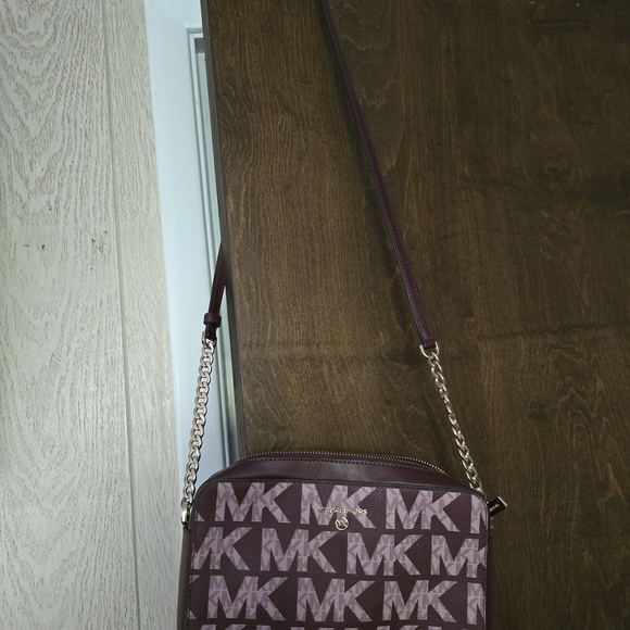 Michael Kors Burgundy Crossbody Bag - Picture 1 of 7